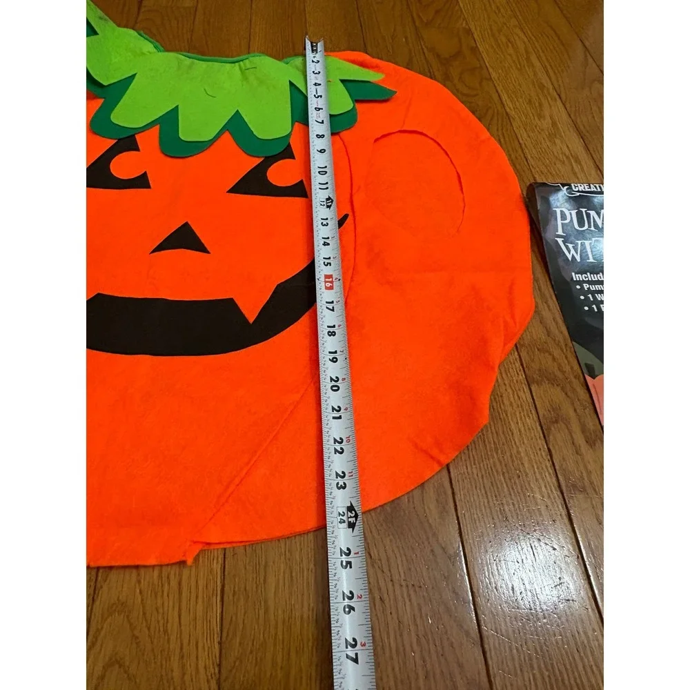 Spooktacular Creations Pumpkin Witch Child Costume Unisex Orange Standard 20650